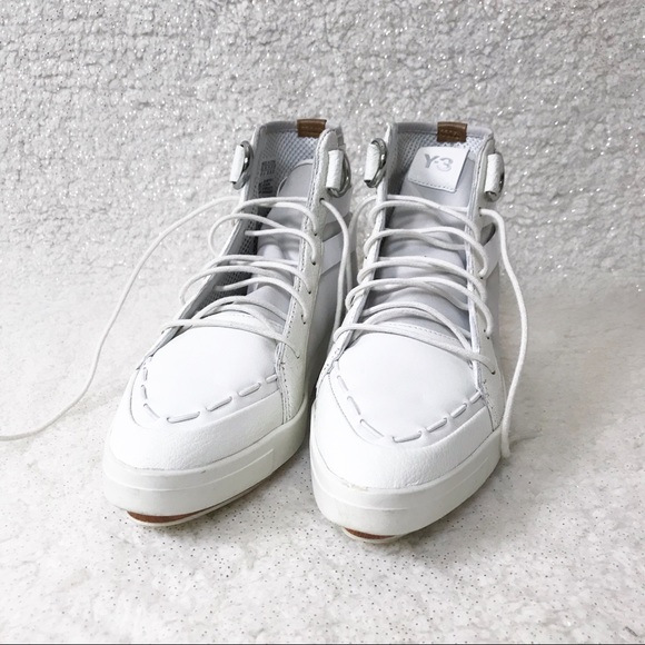 Adidas Y-3 TRINN White Sneakers, Sz US 6.5 / UK 5 - Picture 2 of 8